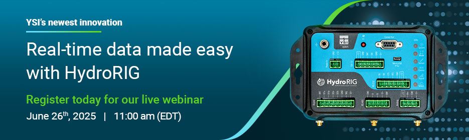 HydroRIG webinar registration water data gateway ysi innovation